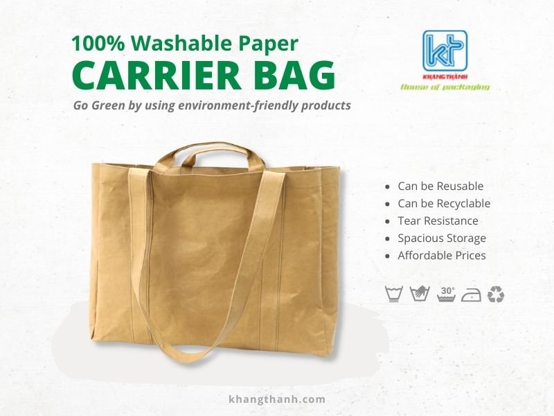 washable paper bag Khang Thanh packaging