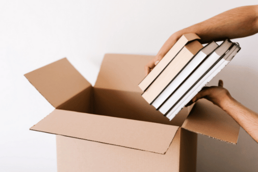 book moving boxes